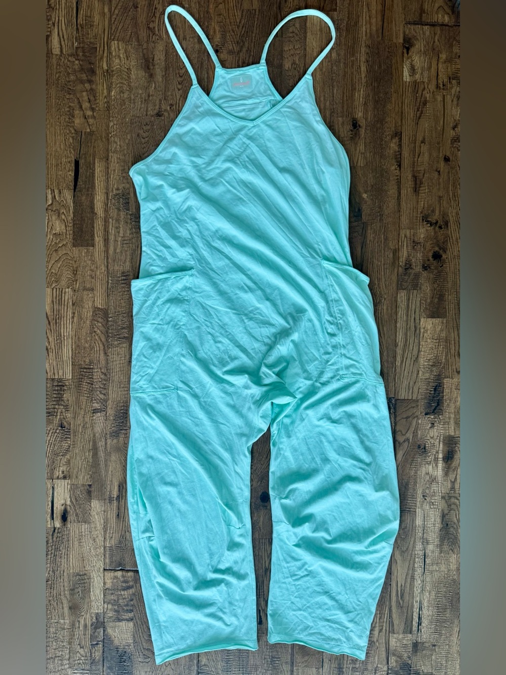 Free People Movement Hot Shot Onesie Light Aqua Romper Women's Size M A